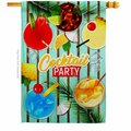 Patio Trasero Cocktail Party Beverages 28 x 40 in. Dbl-Sided Vertical House Flags for Decoration Banner Garden PA4061207